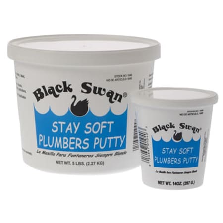 Black Swan BSW1043 3 Lbs Stay Soft Plumbers Putty